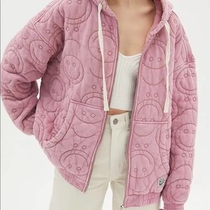 BDG smiley face jacket